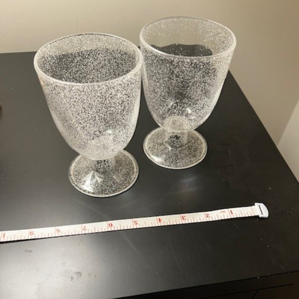 Two Plastic Goblets